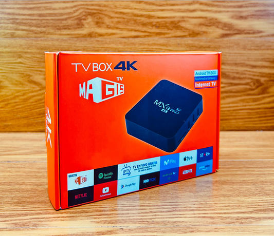 TV BOX 4K ULTRA HD - INCLUYE MAGIC TV