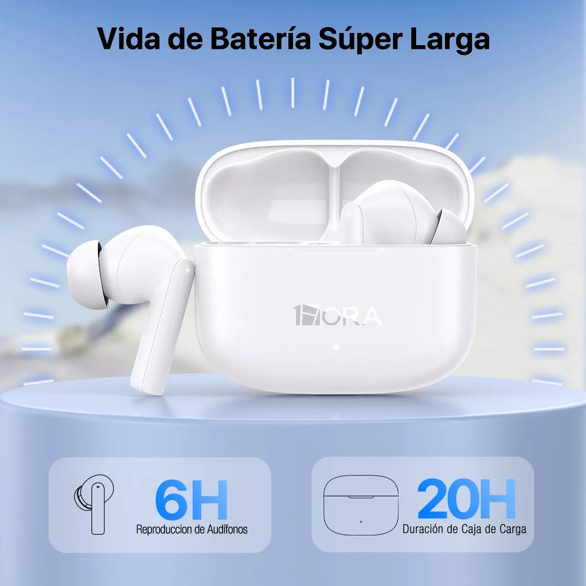 Audífonos Bluetooth In-ear 1Hora AUT206